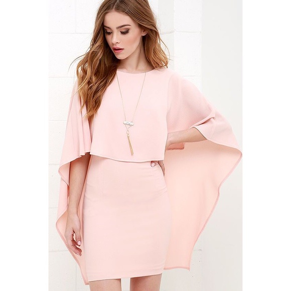 NWT Open back cape dress Lulu’s - Picture 4 of 11